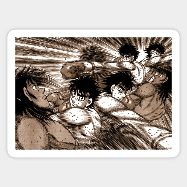 Ippo vs Wally Sticker by FightIsRight